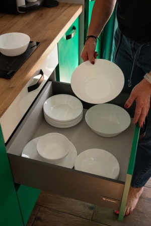 Domek letniskowy dla rodzin z dziećmi Ustroń - kuchnia